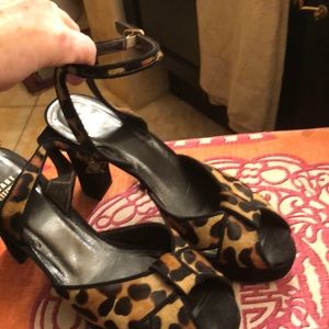 Stuart Weizman pony hair heels